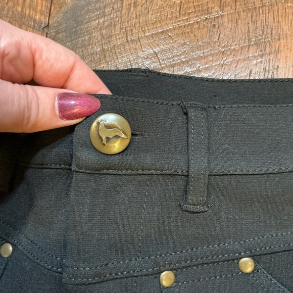 Free People Black Moto Skinny Pants Women’s Size 27 - Picture 5 of 6